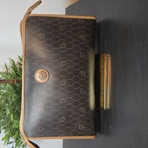 DIOR VINTAGE HONEYCOMB CLUTCH BAG